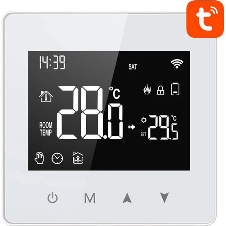 Avatto WT198 WiFi Smart Termostat (TUYA) - Hvid