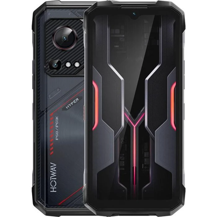 Hotwav Hyper 7S 5G Smartphone - 256GB, 10800mAh, Sort