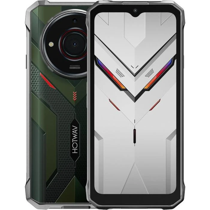 Hotwav T7S Smartphone - 6.52" HD+, 4GB RAM, 128GB, IP68 - Grøn