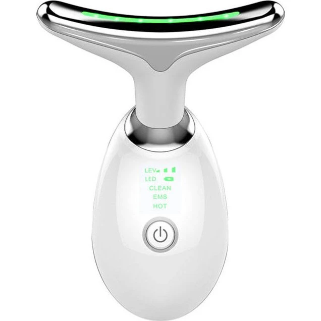 Anlan ALMJY01-02 Elektrisk EMS Nakkemassager med varme og lys