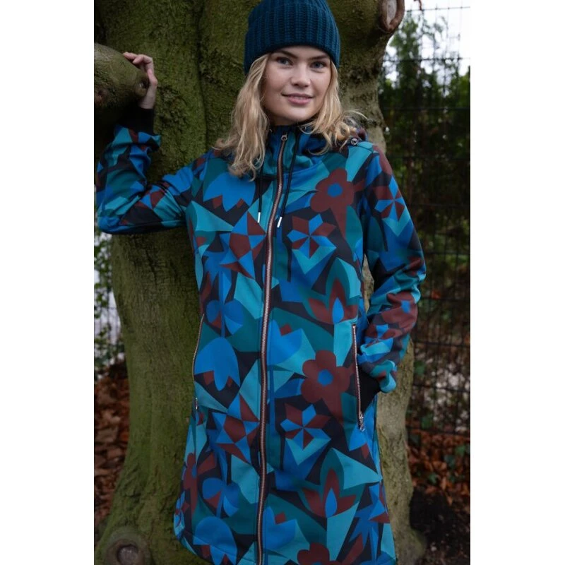 Danejane Jane Softshelljakke Black/Merlot GEOFLEUR