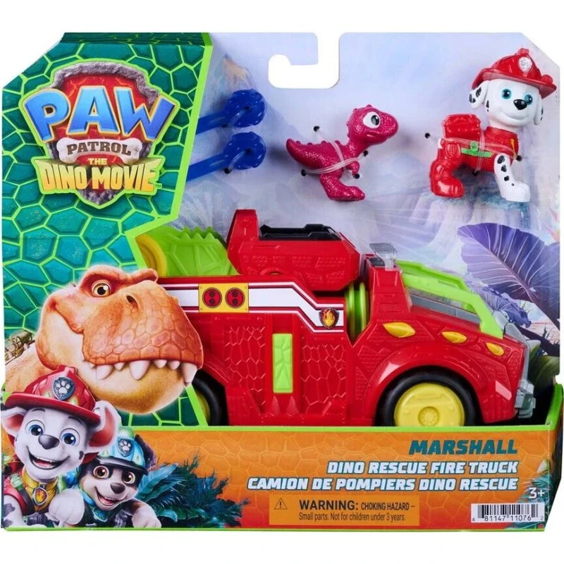 Spin Master Paw Patrol Movie 3 Dino Marshall Køretøj