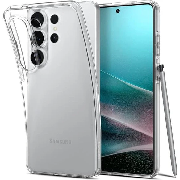 Spigen Liquid Crystal Cover til Samsung Galaxy S25 Ultra - Transparent
