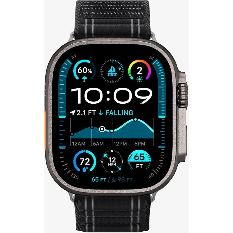 Spigen WBF0 Urrem til Apple Watch 44/45/46/49mm - Sort