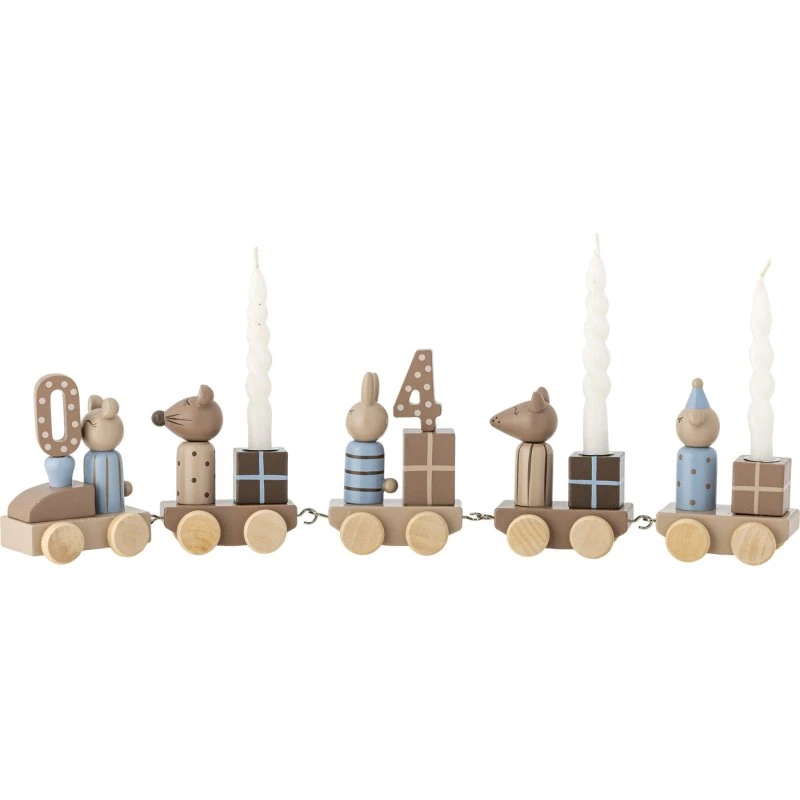 Bloomingville Mini Junaid Fødselsdagstog med figurer