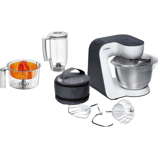 Bosch MUM50123 StartLine Køkkenmaskine, 800W, 3,9L, Hvid