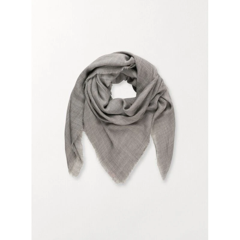 Becksöndergaard Mill uldtørklæde 140x140 cm - mørkegrå