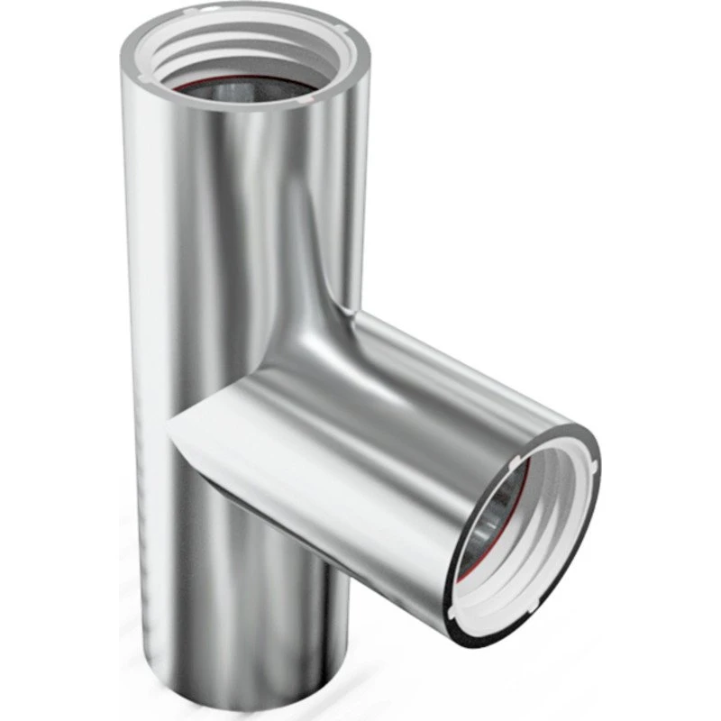 Purus grenrør 90°, Ø32 mm, forkromet plast
