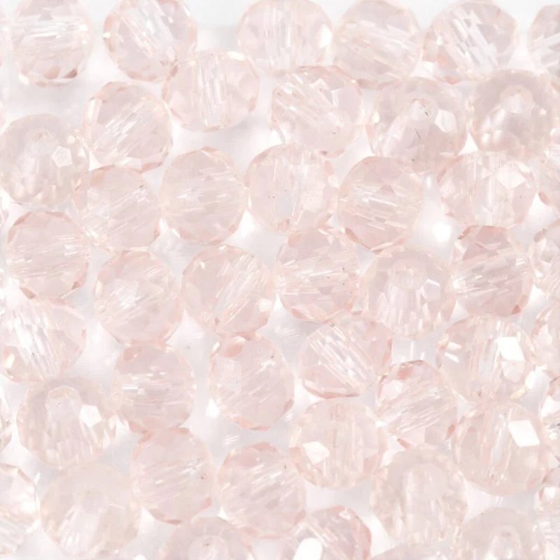 Creativ Company Glasperler - Lys Rosa - 4 mm - 45 stk.