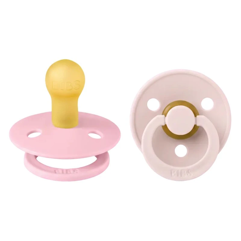 BIBS Colour Sut 2-pak Latex - Petal Babypink - Str. 1