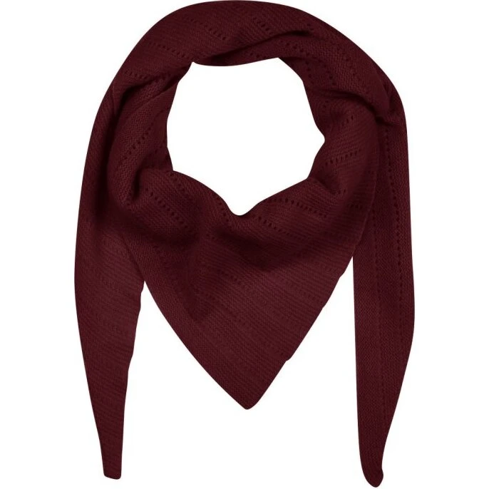 FRAU Doha cashmere-tørklæde Large – Red Mahogany