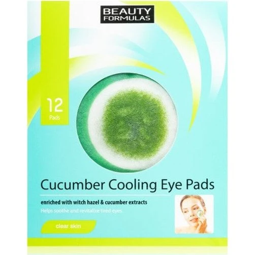 Beauty Formulas Cucumber Cooling Øjenmaske - 12 stk
