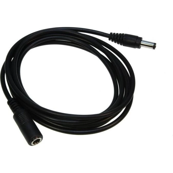 DC Forlængerkabel 5 m til LED strips, 5V-24V, sort
