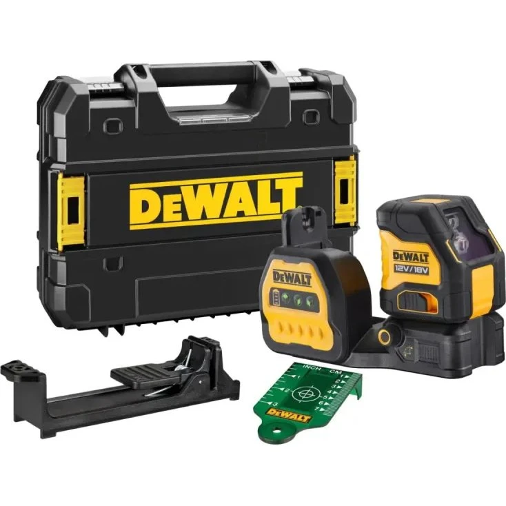 DeWALT DCE088NG18-XJ 18V Krydslinjelaser med Grøn Stråle