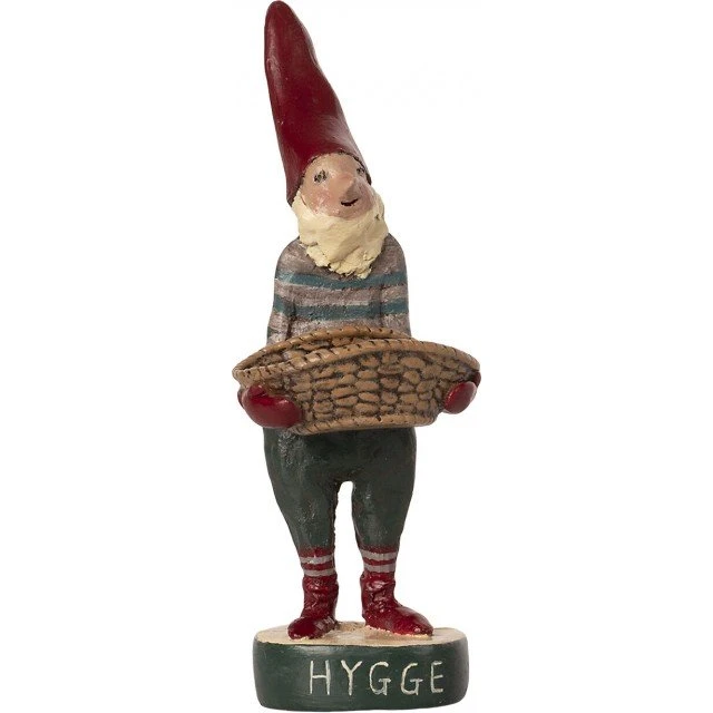 Maileg Hygge Nis No. 4 med kurv - 18 cm