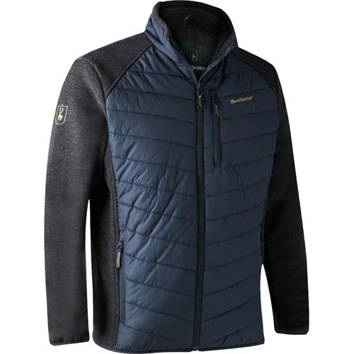 Deerhunter Moor Padded Jacket med strik, Dark Blue