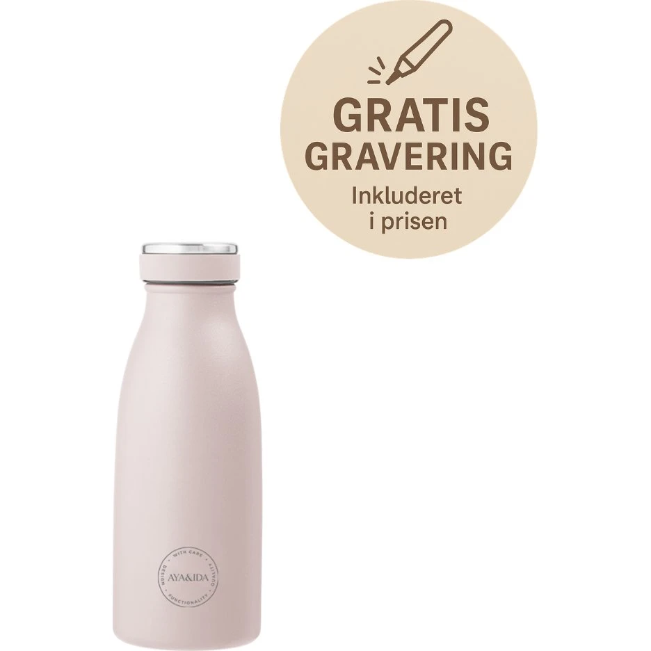 AYA&IDA Drikkeflaske 350 ml - Soft Rose