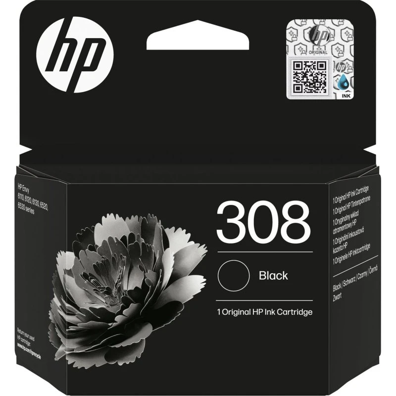 HP 308 Original Sort Blækpatron - 160 sider