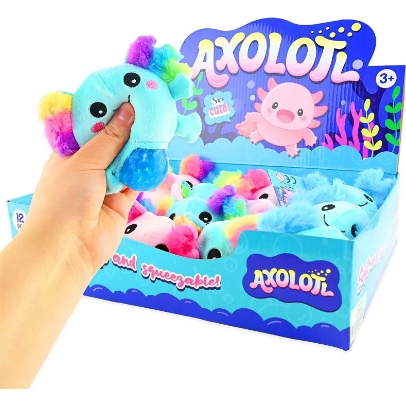 Squeeze Axolotl Lyserød Stressbold
