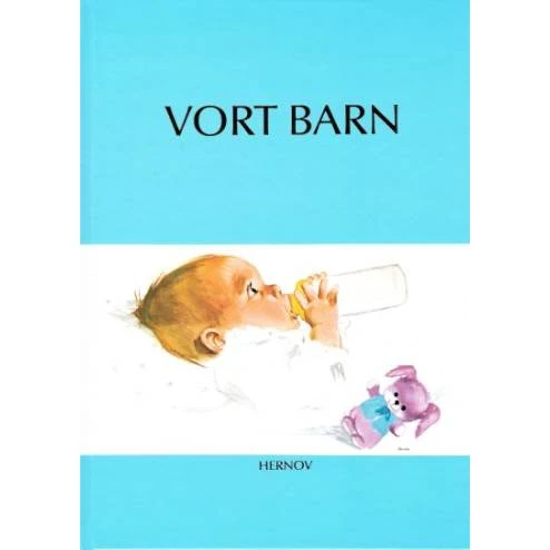 Vort barn - Blå kartonindbinding