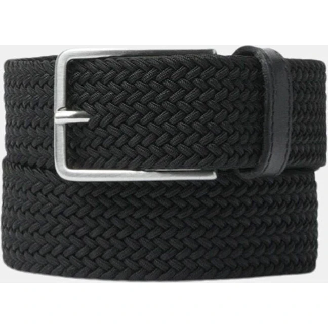 SADDLER Marstrand W80 flettet bælte, sort