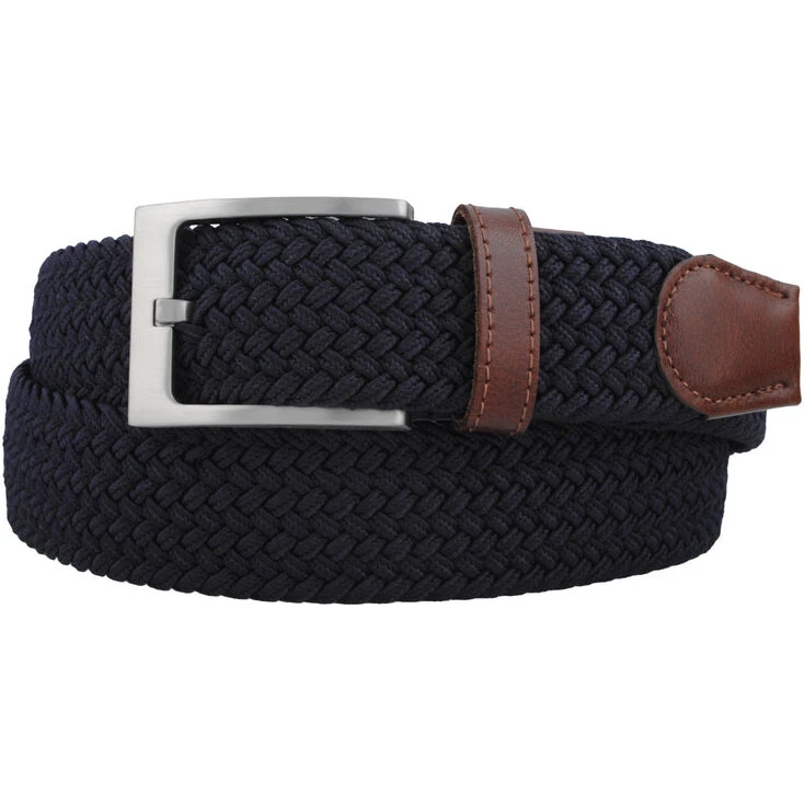 Bosswik Elastikbælte 6910 – narvlæder & nikkelfri spænde