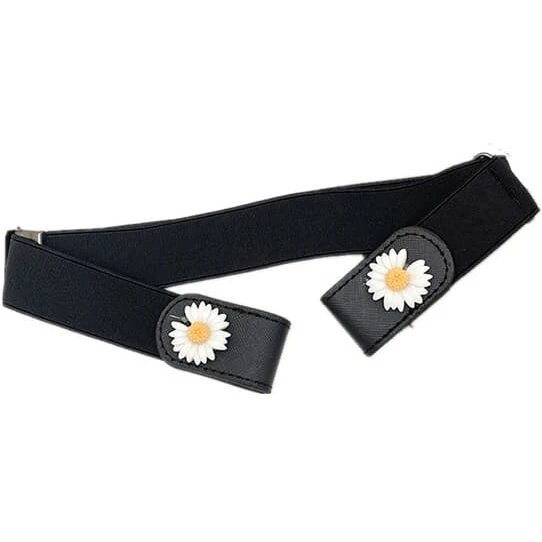 INF Elastisk bælte uden spænde unisex Sort M