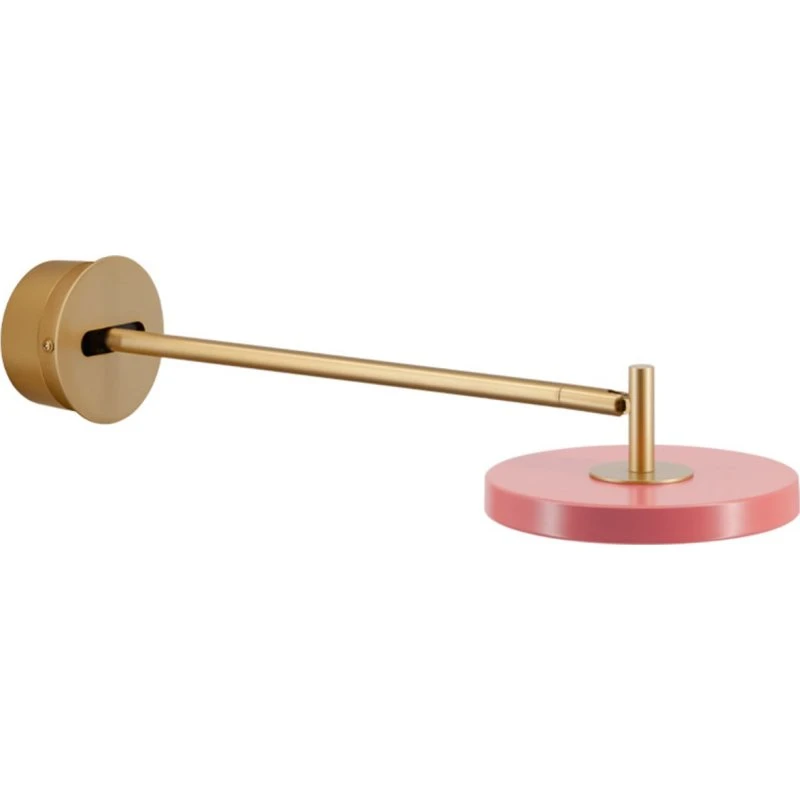 UMAGE Asteria Long LED-væglampe, rosé/messing