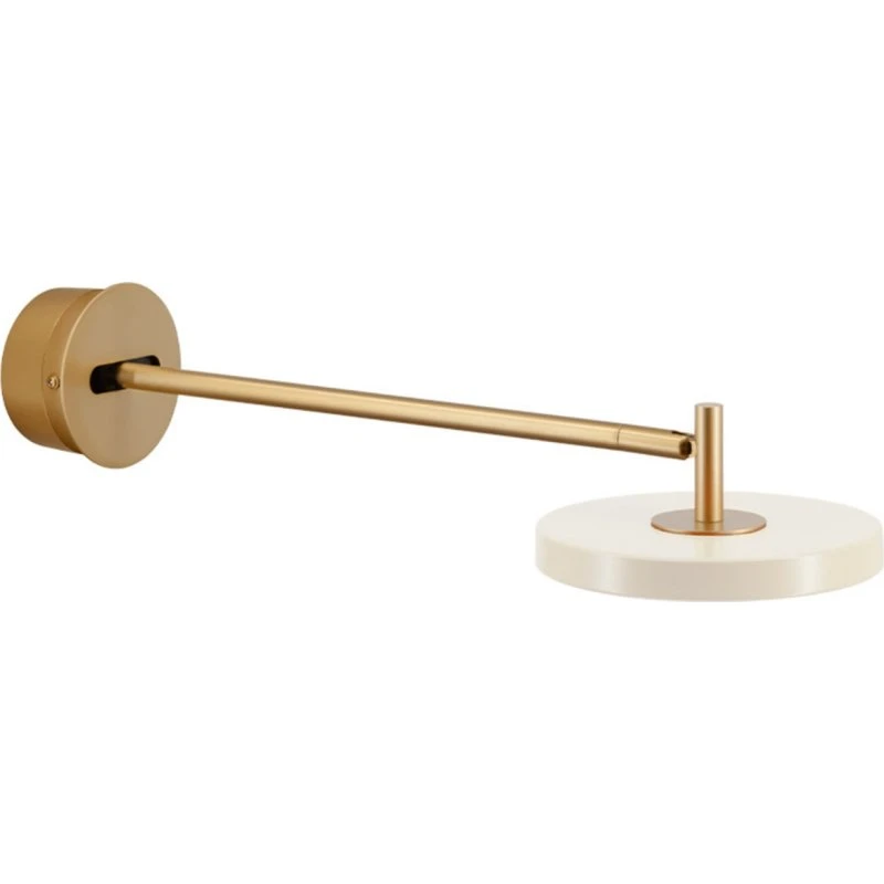 UMAGE Asteria Long LED-væglampe - Hvid/Messing