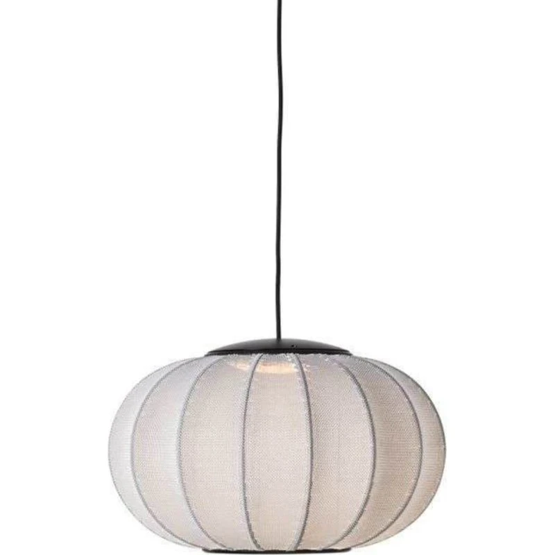 Made by Hand Knit-Wit 45 Oval LED Pendel Silver