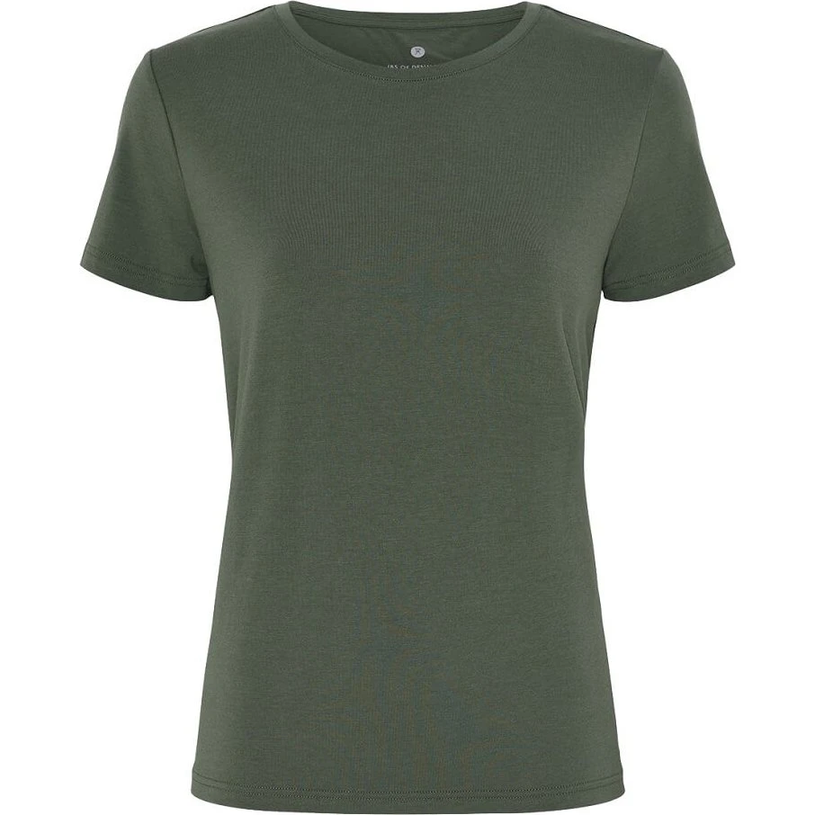 JBS of Denmark Bambus T-shirt med rund hals - Grøn