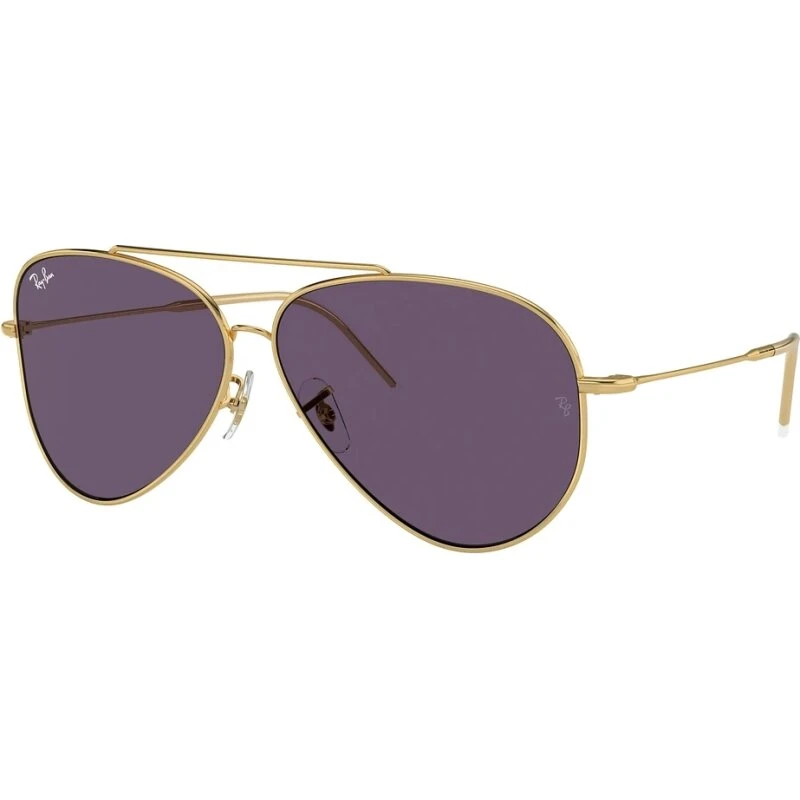 Ray-Ban 0RBR0101S Aviator Reverse gunmetal/brune linser