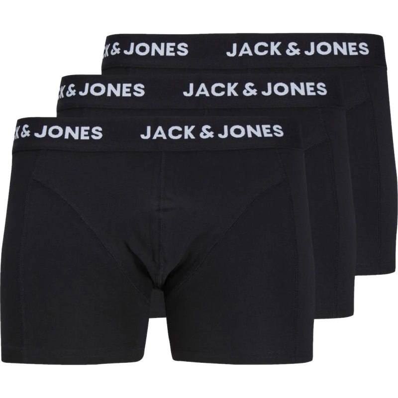 Jack & Jones 3-pack Trunks - Black - 2XL