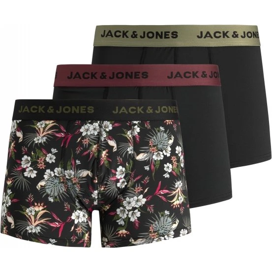 Jack & Jones 3-pak microfiber-boxershorts til herre - Multi - XL