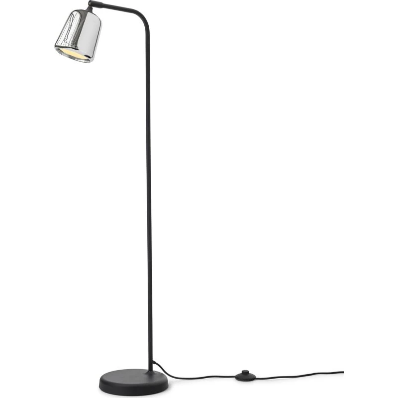 New Works Material Gulvlampe i Rustfrit Stål