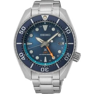 Seiko Prospex Sumo GMT Solar SFK001J1 – Blå/stål 45 mm