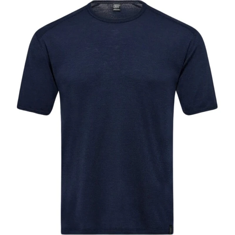 JBS T-shirt i 100% merino uld til mænd, Navy, 2XL