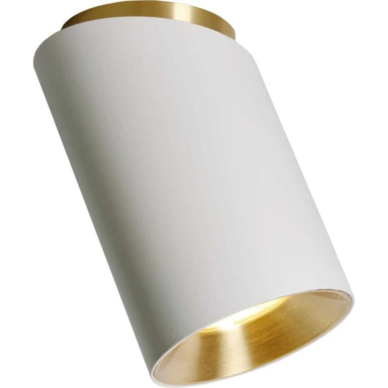 DCW Tobo C85 Diag Loftlampe - Hvid & Messing