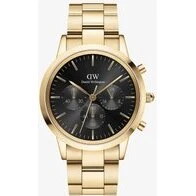 Daniel Wellington Iconic Chronograph ADW00100641 42 mm – Guldfarvet/Sort