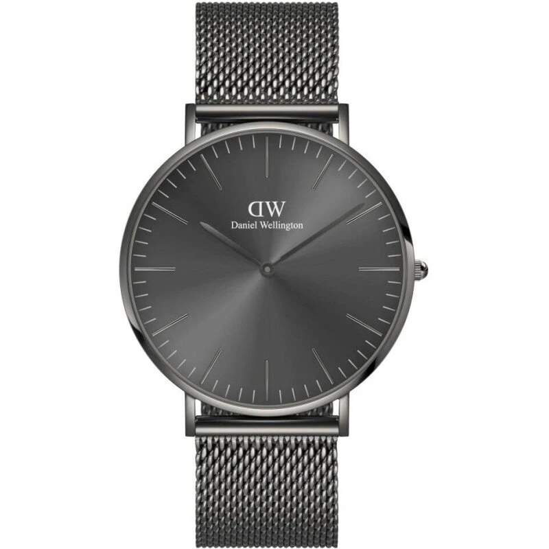 Daniel Wellington Classic 40 mm Herreur Quartz, Graphite mesh DW00100630