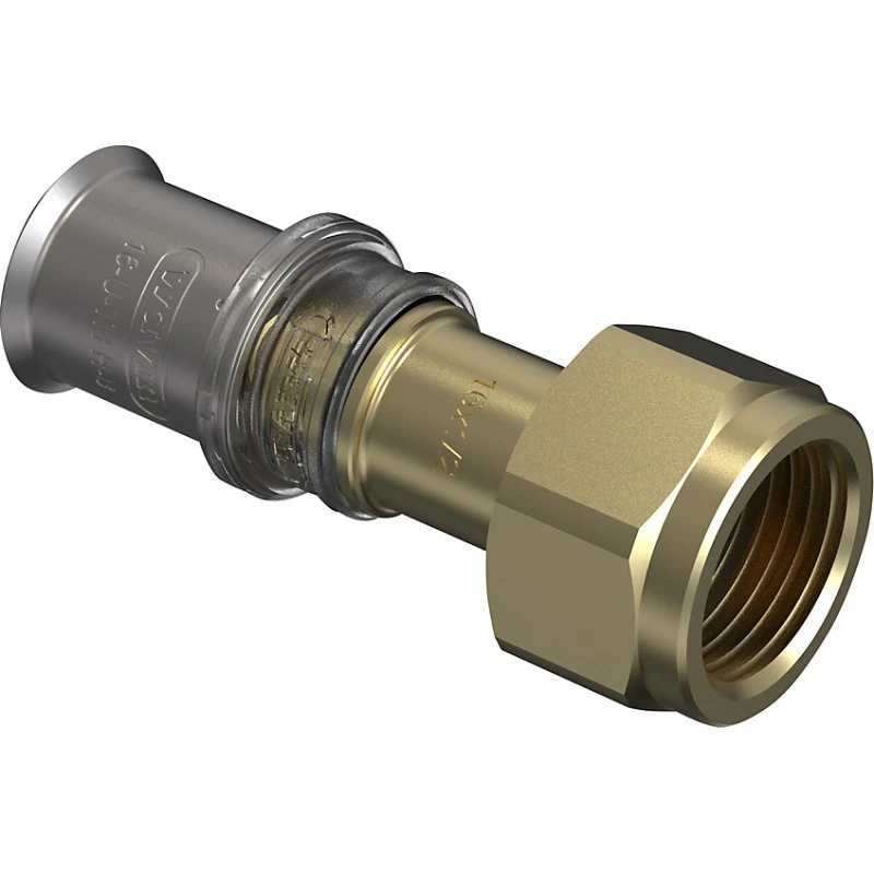 Wavin Tigris M5 overgang 32 mm x 1'' med omløber i DZR messing