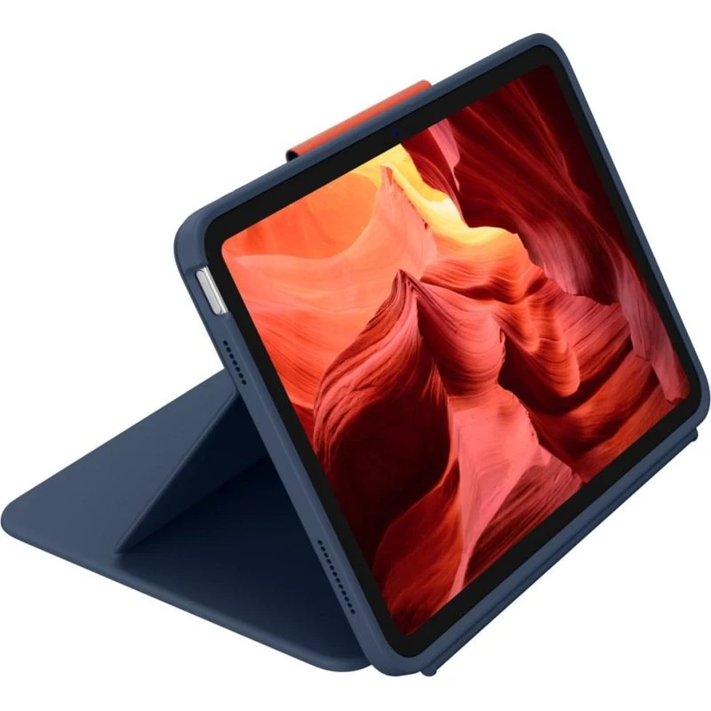 Logitech Rugged Combo 4 Tastatur-cover til iPad (Blå)