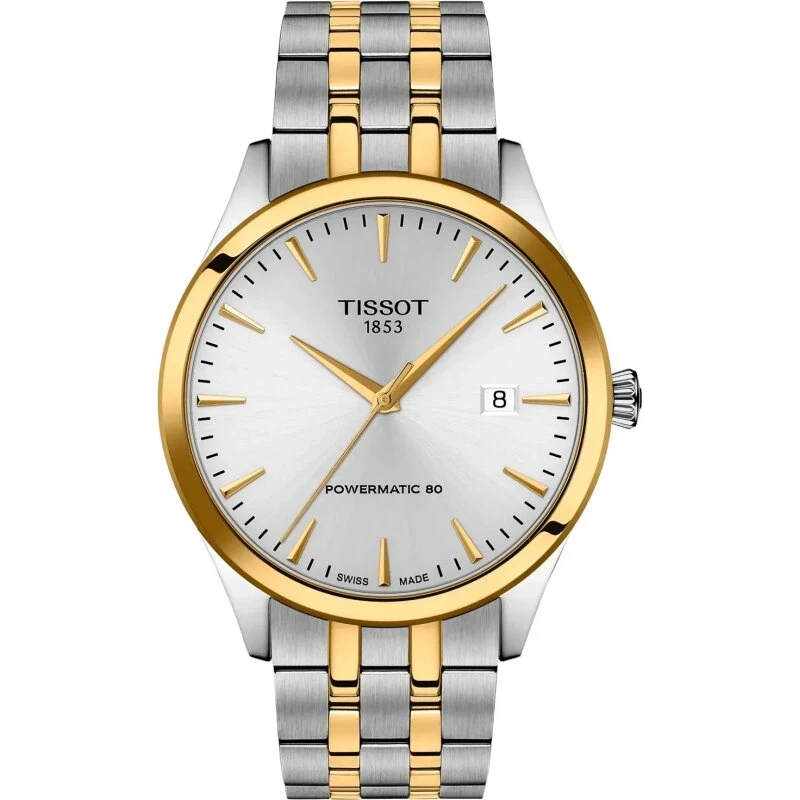 Tissot Classic Dream Powermatic 80 40 mm T1584071105100, sort skive
