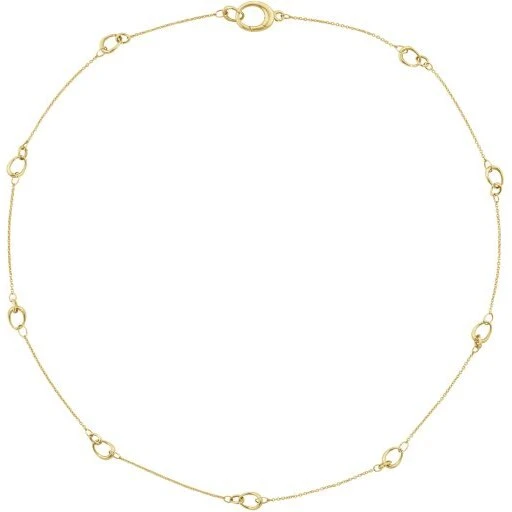 Georg Jensen Offspring halskæde 18 kt. guld