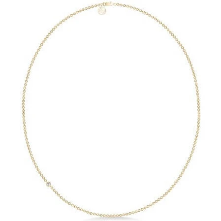 Julie Sandlau Fina halskæde 22 kt forgyldt 50 cm