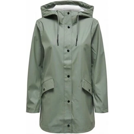 Only Onlelisa vandtæt regnjakke til kvinder, neutral grøn S