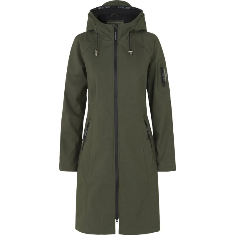Ilse Jacobsen Hornbæk Softshell Regnjakke Rain37L – Covert Green