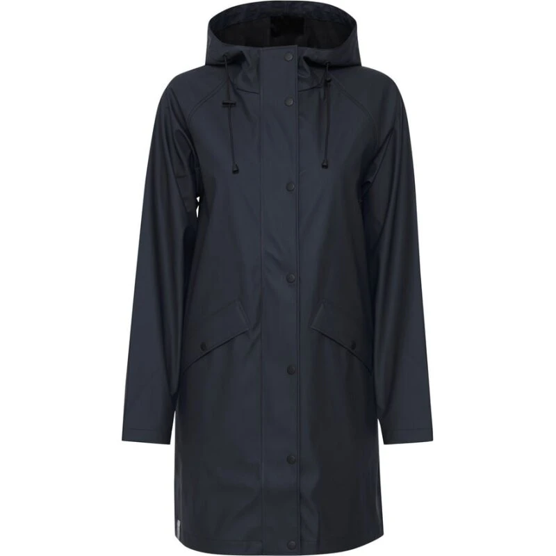 ICHI Tazi regnjakke - total eclipse