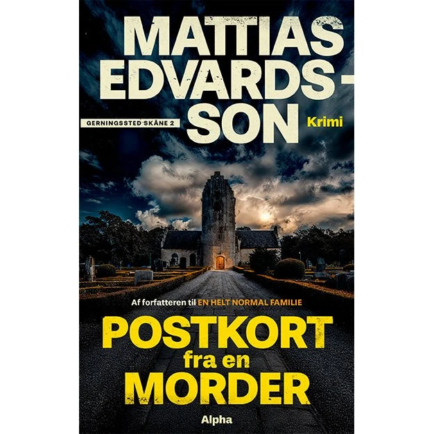 Postkort fra en morder - Mattias Edvardsson (Hardcover)