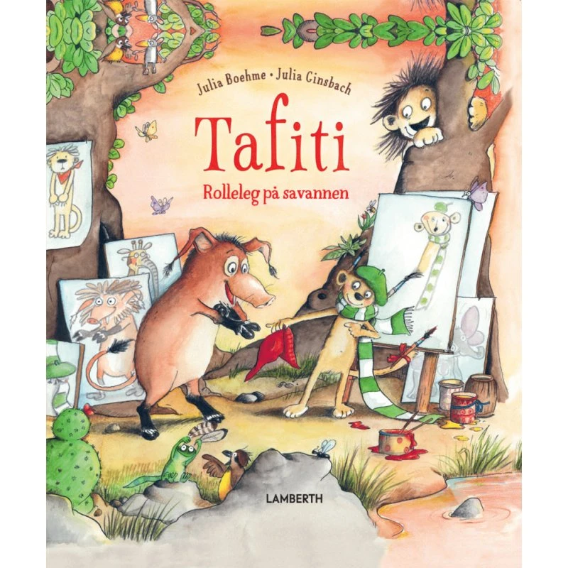 Tafiti - Rolleleg på savannen - Børnebog (Hardcover)